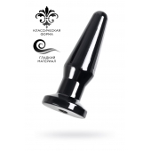 Черная анальная втулка Gemini β - 12,3 см. - POPO Pleasure