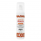 Разогревающее массажное масло Gourmet White Peach Organic с органическими ингредиентами - 50 мл. - Exsens - купить с доставкой в Курске