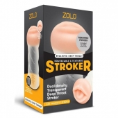Мастурбатор-ротик ZOLO DEEP THROAT - Zolo - в Курске купить с доставкой