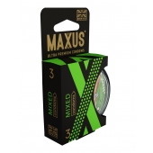 Презервативы в пластиковом кейсе MAXUS AIR Mixed - 3 шт. - Maxus - купить с доставкой в Курске