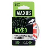 Презервативы в пластиковом кейсе MAXUS AIR Mixed - 3 шт. - Maxus - купить с доставкой в Курске
