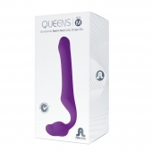 Лиловый безремневой страпон Queens M - Adrien Lastic - купить с доставкой в Курске
