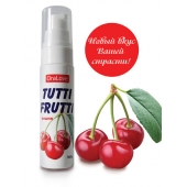 Гель-смазка Tutti-frutti с вишнёвым вкусом - 30 гр. - Биоритм - купить с доставкой в Курске