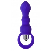 Фиолетовая анальная вибровтулка Curvy - 14 см. - ToyFa в Курске Фиолетовая анальная вибровтулка Curvy - 14 см. - ToyFa