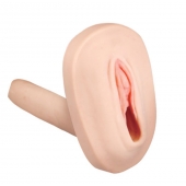 Мастурбатор-вагина с вибрацией и выносным пультом управления REALSTUFF SMOOTH   BALD - Dream Toys - в Курске купить с доставкой