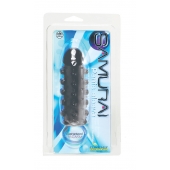 Дымчатая стимулирующая насадка с закрытой головкой SAMURAI PENIS SLEEVE BLACK - 14,5 см. - NMC - в Курске купить с доставкой