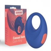 Синее эрекционное кольцо RRRING Casual Date Cock Ring - FeelzToys - в Курске купить с доставкой