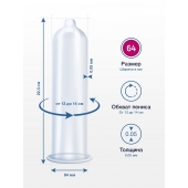 Презервативы MY.SIZE размер 64 - 10 шт. - My.Size - купить с доставкой в Курске