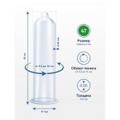 Презервативы MY.SIZE размер 47 - 3 шт. - My.Size - купить с доставкой в Курске