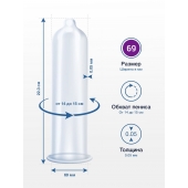 Презервативы MY.SIZE размер 69 - 3 шт. - My.Size - купить с доставкой в Курске