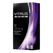 Презервативы с утолщённой стенкой VITALIS PREMIUM strong - 12 шт. - Vitalis - купить с доставкой в Курске