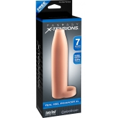 Телесная насадка Real Feel Enhancer XL - 17 см. - Pipedream - в Курске купить с доставкой