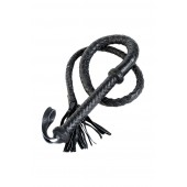 Длинный кожаный кнут с хлопушками на конце - ToyFa - купить с доставкой в Курске