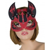 Маска дьяволицы с рожками - LOVETOY (А-Полимер) - купить с доставкой в Курске