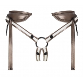 Бронзовый пояс для насадок Desirous Harness - Strap-on-me - купить с доставкой в Курске