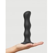 Черная насадка Strap-On-Me Dildo Geisha Balls size XL - Strap-on-me - купить с доставкой в Курске