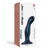 Темно-синяя насадка Strap-On-Me Dildo Plug Snaky size M - Strap-on-me - купить с доставкой в Курске
