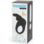 Черное эрекционное виброкольцо Happy Rabbit Rechargeable Rabbit Cock Ring - Happy Rabbit - в Курске купить с доставкой