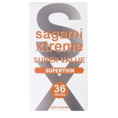 Ультратонкие презервативы Sagami Xtreme Superthin - 36 шт. - Sagami - купить с доставкой в Курске