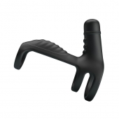 Черная вибронасадка на пенис Vibrating Penis Sling - Baile - в Курске купить с доставкой