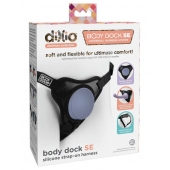 Черные трусики для страпона Body Dock SE на регулируемых ремнях - Pipedream - купить с доставкой в Курске