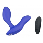 Синий анальный вибратор We-Vibe Vector+ - We-vibe - в Курске купить с доставкой