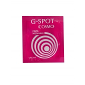 Стимулирующий интимный крем для женщин Cosmo G-spot - 2 гр. - Биоритм - купить с доставкой в Курске