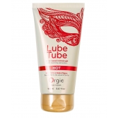 Интимный гель на водной основе Lube Tube Hot с разогревающим эффектом - 150 мл. - ORGIE - купить с доставкой в Курске