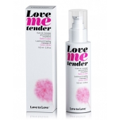 Съедобное согревающее массажное масло Love Me Tender Cotton Candy с ароматом сладкой ваты - 100 мл. - Love to Love - купить с доставкой в Курске