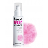Съедобное согревающее массажное масло Love Me Tender Cotton Candy с ароматом сладкой ваты - 100 мл. - Love to Love - купить с доставкой в Курске