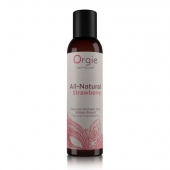 Интимный гель на водной основе All-Natural Strawberry с ароматом клубники - 150 мл. - ORGIE - купить с доставкой в Курске