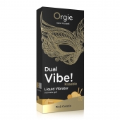 Съедобный гель Dual Vibe Pina Colada с эффектом вибрации и вкусом коктейля пина колада - 15 мл. - ORGIE - купить с доставкой в Курске