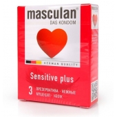 Презервативы Masculan Sensitive plus - 3 шт. - Masculan - купить с доставкой в Курске