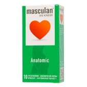 Презервативы анатомической формы Masculan Anatomic - 10 шт. - Masculan - купить с доставкой в Курске
