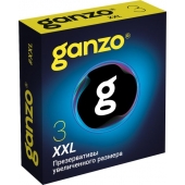 Презервативы увеличенного размера Ganzo XXL - 3 шт. - Ganzo - купить с доставкой в Курске