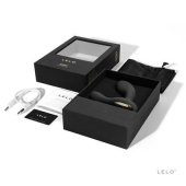 Чёрный перезаряжаемый стимулятор простаты Bruno Black - Lelo - в Курске купить с доставкой
