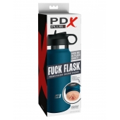 Мастурбатор-вагина в синей колбе F*ck Flask - Pipedream - в Курске купить с доставкой
