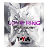 Прозрачное гелевое эрекционное кольцо с шипиками - Toyfa Basic - в Курске купить с доставкой