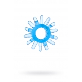 Голубая гелевая насадка с шипиками - Toyfa Basic - в Курске купить с доставкой