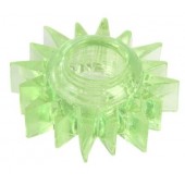 Зеленое эрекционное кольцо-солнце - Toyfa Basic - в Курске купить с доставкой