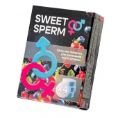 Шипучие таблетки для мужчин Sweet Sperm для изменения вкуса спермы (4 шт. по 0,5 гр.) - Капиталпродукт - купить с доставкой в Курске