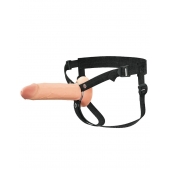 Полый страпон на ремнях 8’’ Hollow Silicone Strap-on - Pipedream - купить с доставкой в Курске