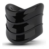 Черное эрекционное кольцо на мошонку Beef Ball Stretcher Snug X Long - Blush Novelties - в Курске купить с доставкой