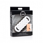 Комплект из 6 прозрачных эрекционных колец Ring Master Custom Ball Stretcher Kit - XR Brands - в Курске купить с доставкой