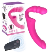 Розовый безремневой страпон Straples Strap-On Dildo - Erokay - купить с доставкой в Курске