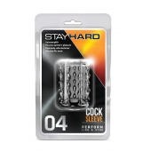 Прозрачная насадка с бороздками STAY HARD COCK SLEEVE 04 CLEAR - Blush Novelties - в Курске купить с доставкой