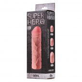 Фаллоудлинитель SUPER HERO Dewil - 17,5 см. - Lola Games - в Курске купить с доставкой