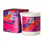 Массажная свеча Light My Fire Coconut с ароматом кокоса - 65 гр. - Love to Love - купить с доставкой в Курске