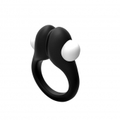 Черное эрекционное кольцо Zippy Vibrating Ring With Bullet - Adrien Lastic - в Курске купить с доставкой