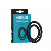 Черное двойное эрекционное кольцо Nexus Enduro Double - Nexus Range - в Курске купить с доставкой